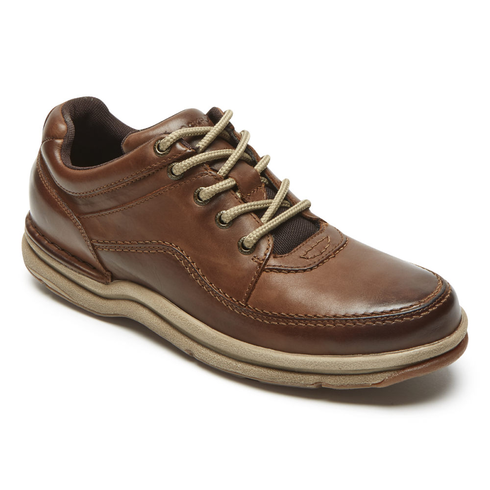 Tenis Rockport Homem Marrom - World Tour Classic Shoe - 07148WFUX